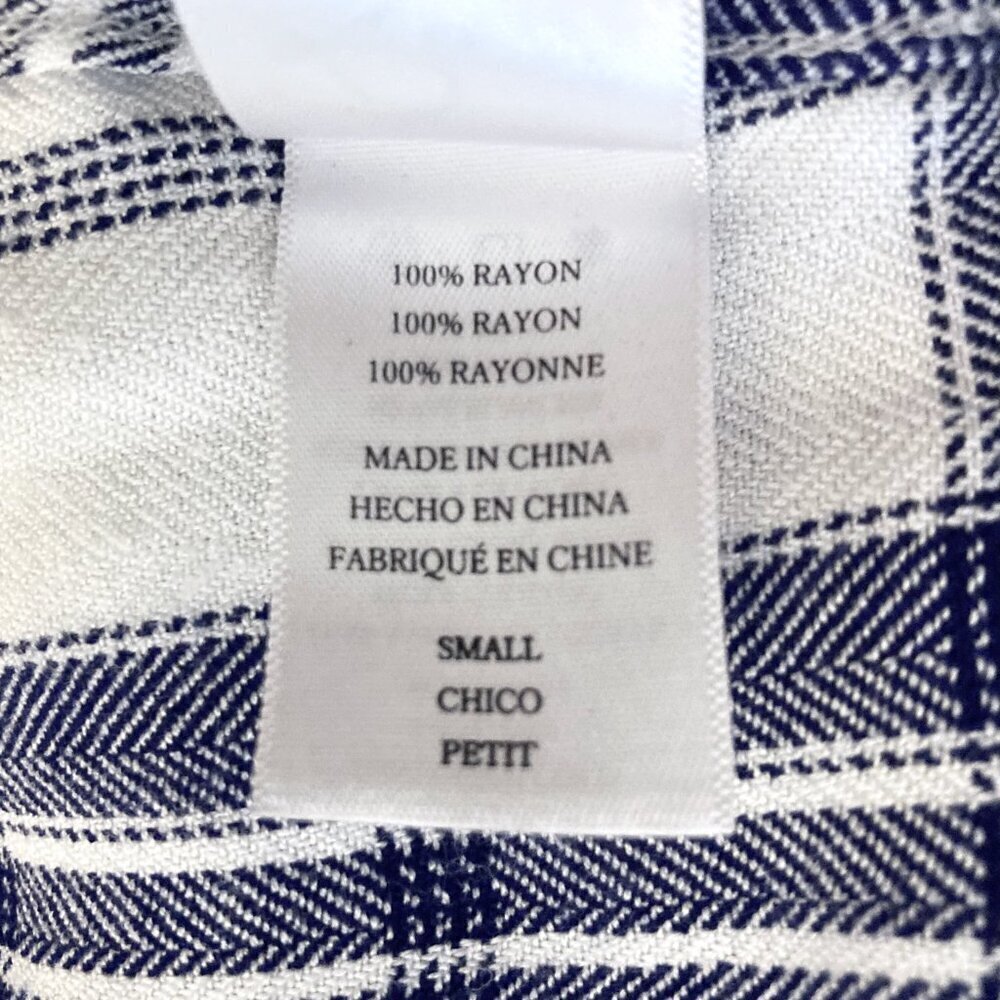 RAILS Hunter Plaid Flannel Shirt S Blue - Picture 8 of 10